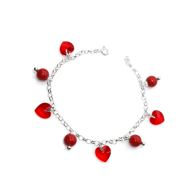Bratara Red - Cristale Swarovski