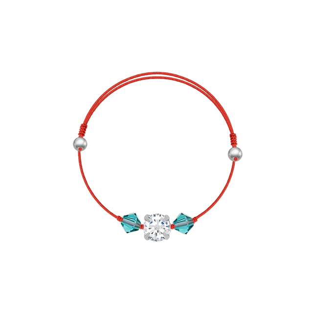 Bratara &#039;&#039;Make a Wish&#039;&#039; Blue zircon - Cristale PRECIOSA 