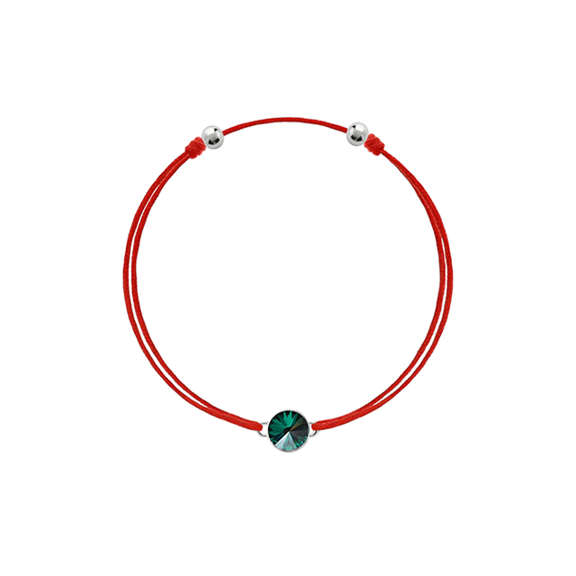 Bratara &#039;&#039;Make a Wish&#039;&#039; - Rivoli Emerald