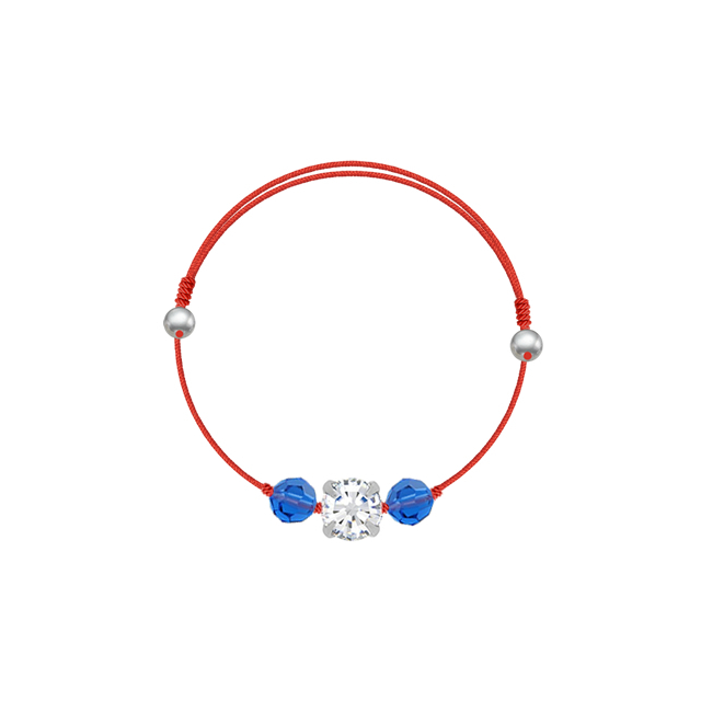 Bratara ''Make a Wish'' Capri Blue - Cristale PRECIOSA