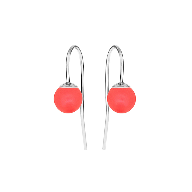 Cercei Milek - Perle Neon Red