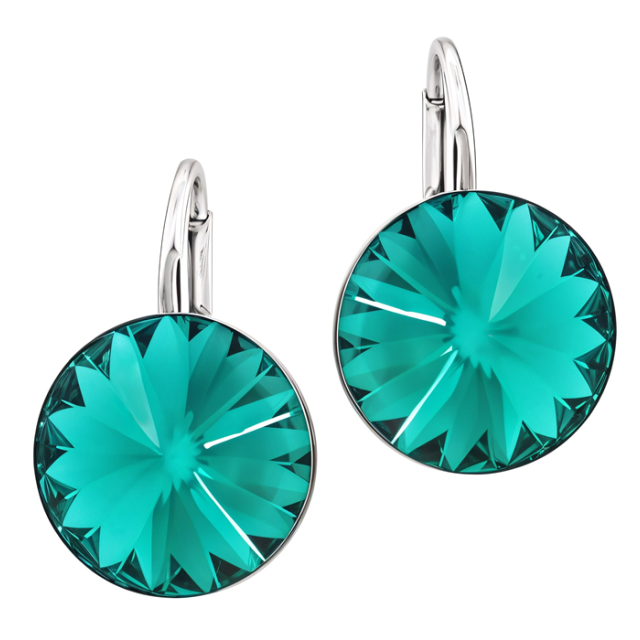 Cercei Adama - Cristale PRECIOSA Rivoli Zircon Blue