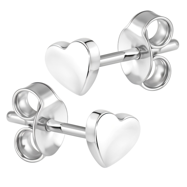 Cercei Silver Hearts