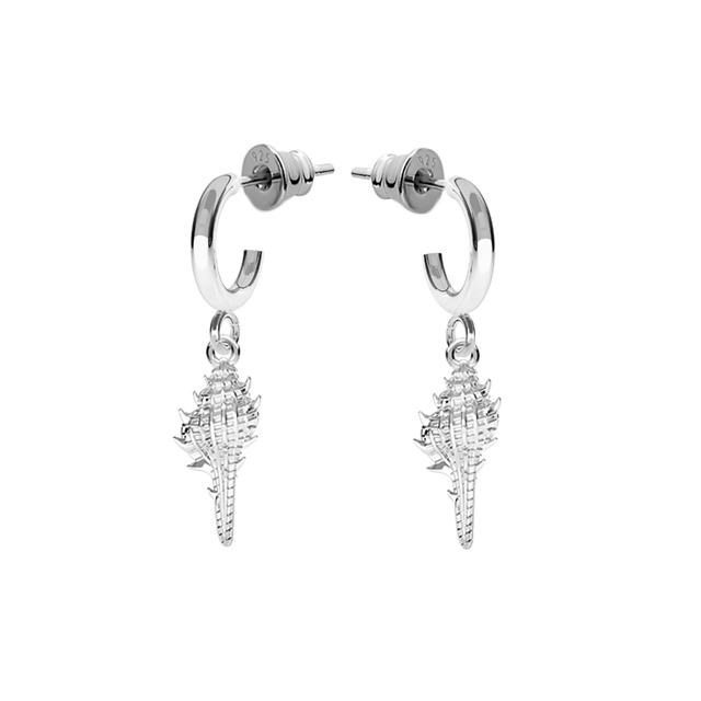 Cercei Silver SeaSnail 3D