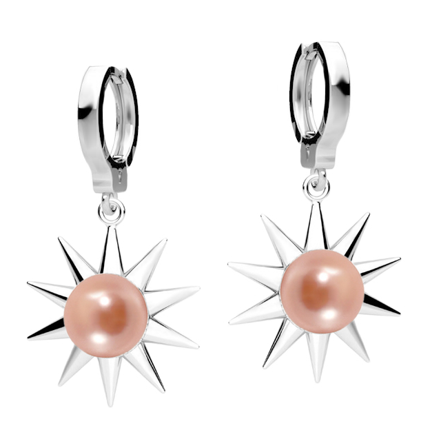 Cercei Soare - Perle Peach Fuzz