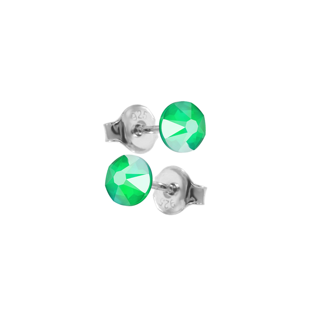 Cercei Eris - Cristale Electric Green DeLite