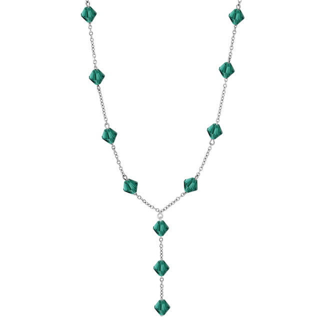 Colier Imelda - Cristale Swarovski Xilion Emerald