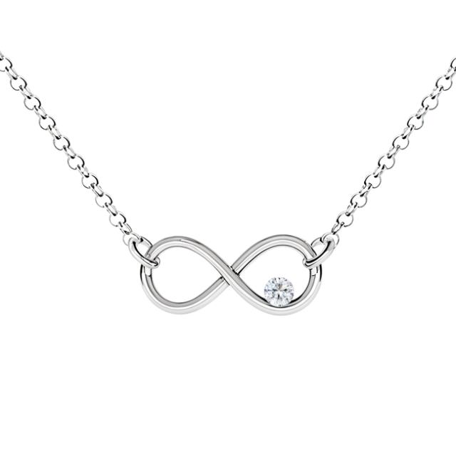 Colier Silver Infinity