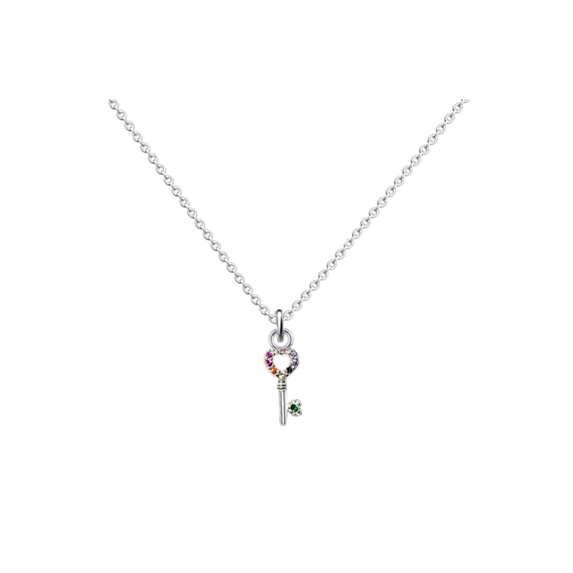 Colier Key - Zirconii Multicolore