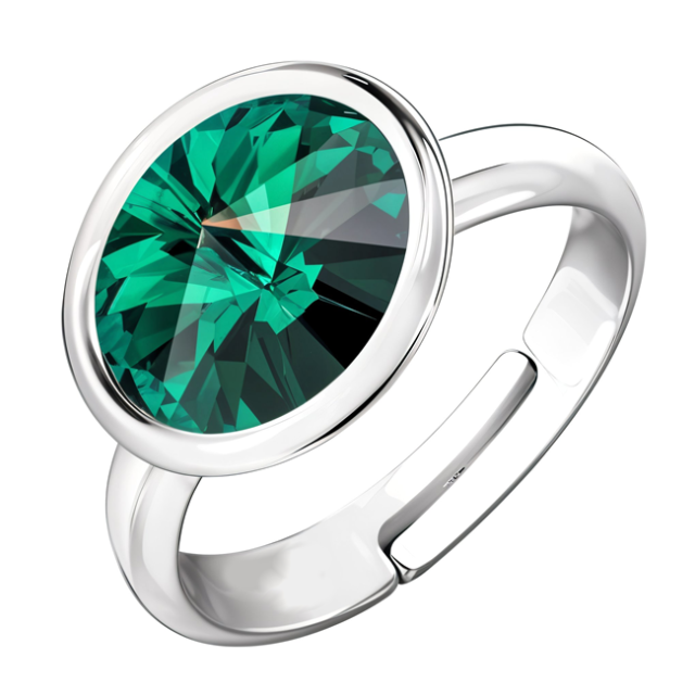 Inel Missi - Cristal Swarovski Verde Smarald