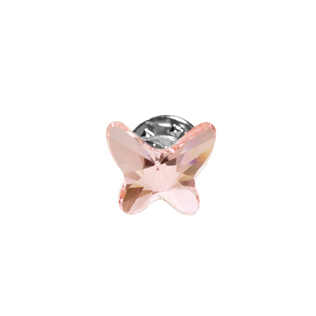 Insigna - Brosa - Cristal Fluturas Light Silk