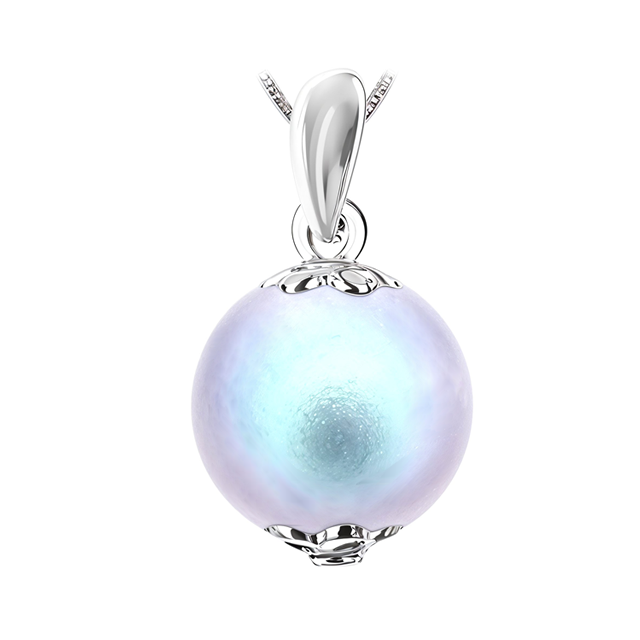 Pandantiv Perla Swarovski Iridescent Light Blue 12 mm