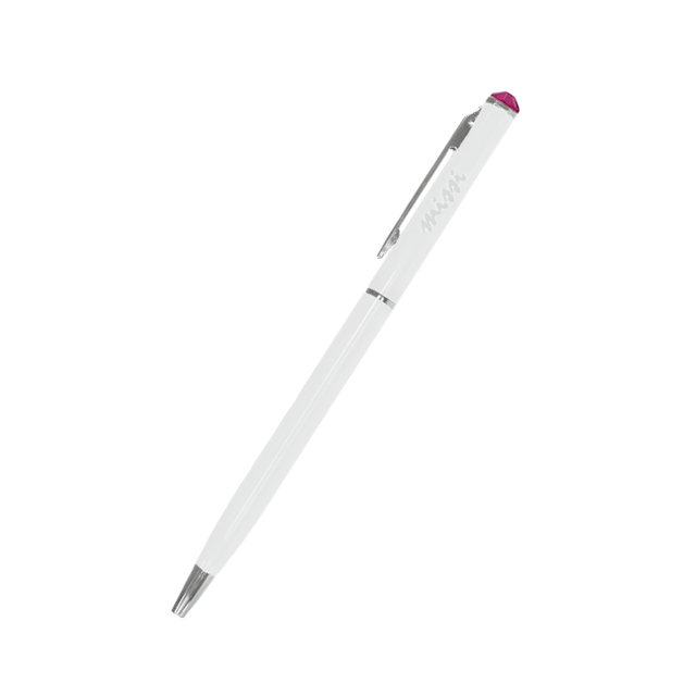 Pix metalic Missi White - Cristal Fuchsia
