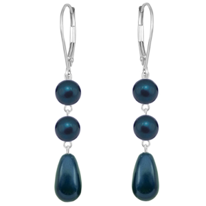 Cercei Noma - Perle Blue Petrol
