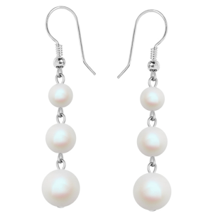 Cercei Daxia - Perle Pearlescent White