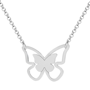 Colier Silver Butterfly