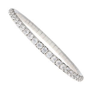 Bratara Elastica - Tennis - Cristale PRECIOSA Crystal Foiled