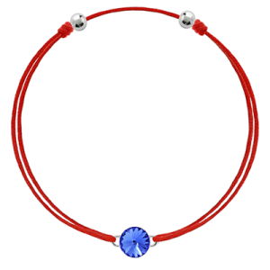 Bratara &#039;&#039;Make a Wish&#039;&#039; - Rivoli Sapphire Blue