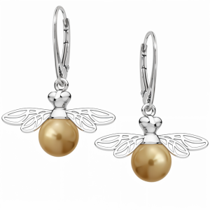 Cercei Vintage Gold Bees
