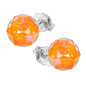 Cercei Kaleidoscope Hexagon - Cristale Orange DeLite