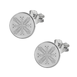 Cercei Studs - Motiv Traditional Romanesc