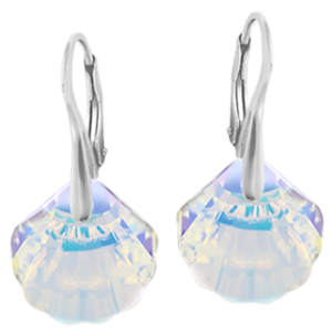 Cercei Shell -  Cristale Swarovski