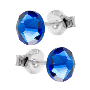 Cercei Calima - Cristale Capri Blue