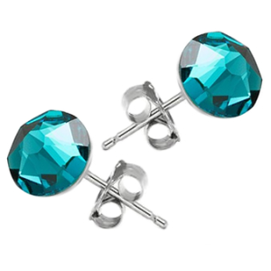 Cercei Blue Zircon - Cristale Swarovski