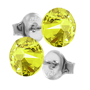 Cercei Calima - Cristale Galben Citrine