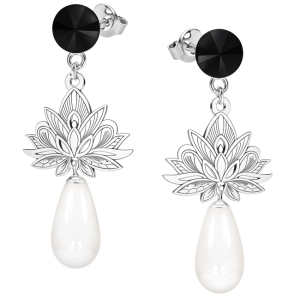 Cercei Lotus - Black &amp; White