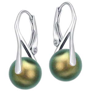 Cercei Naty - Perle Iridescent Green