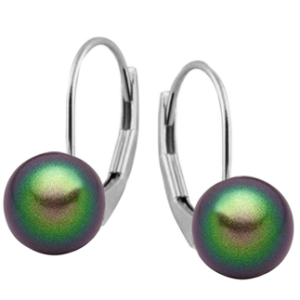 Cercei Becca - Perle Swarovski Scarabaeus Green