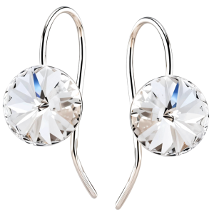 Cercei Rivoli Crystal Clear - Cristale Swarovski 12 mm