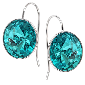 Cercei Adelle - Cristale PRECIOSA Rivoli Zircon Blue