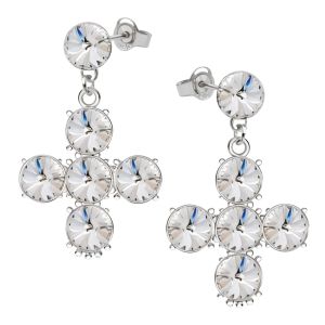 Cercei Rivoli Cross Crystal