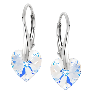 Cercei Darla - Inimioare Cristale Swarovski