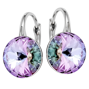 Cercei Rozelia - Cristale Swarovski Rivoli Vitrail Light