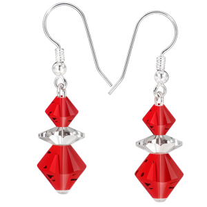 Cercei Loren - Cristale Swarovski Xilion Light Siam