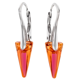 Cercei Astral Pink - Cristale Swarovski Spike Designer Edition Jean Paul Gaultier