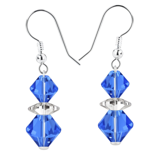 Cercei Loren - Cristale Swarovski Xilion Blue Sapphire