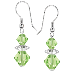 Cercei Loren - Cristale Swarovski Xilion Peridot