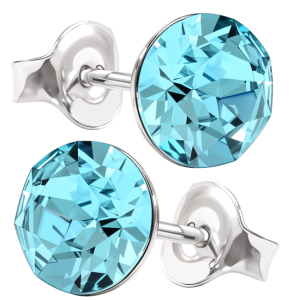 Cercei Cristale Swarovski Xirius - Aquamarine