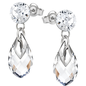 Cercei Hera - Cristale Swarovski Crystal Clear