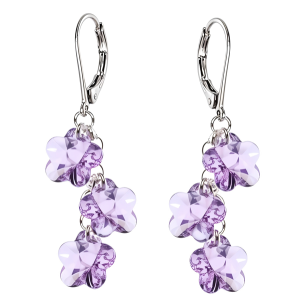 Cercei Porfiria - Floricele Cristale Swarovski