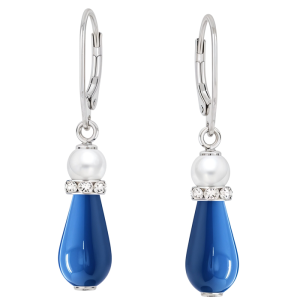 Cercei Navy Blue - Perle PRECIOSA