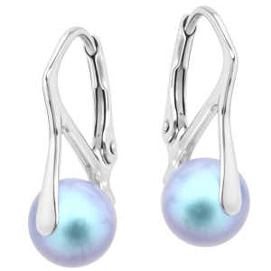 Cercei Light Blue - Perle Swarovski
