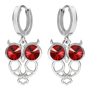 Cercei Bufnite - Cristale PRECIOSA Rivoli Light Siam