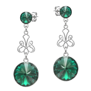 Cercei Rivoli Chandelier - Cristale Emerald