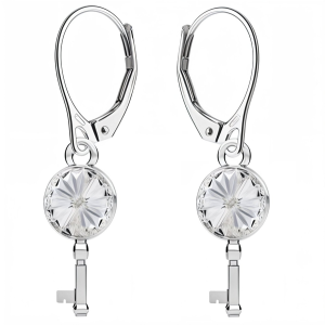 Cercei Chei - Cristale Swarovski Rivoli
