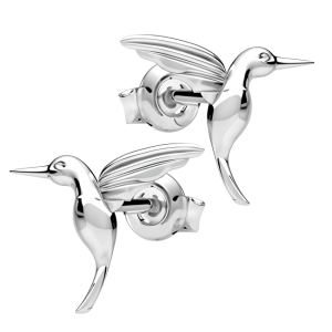 Cercei Colibri Silver 3D